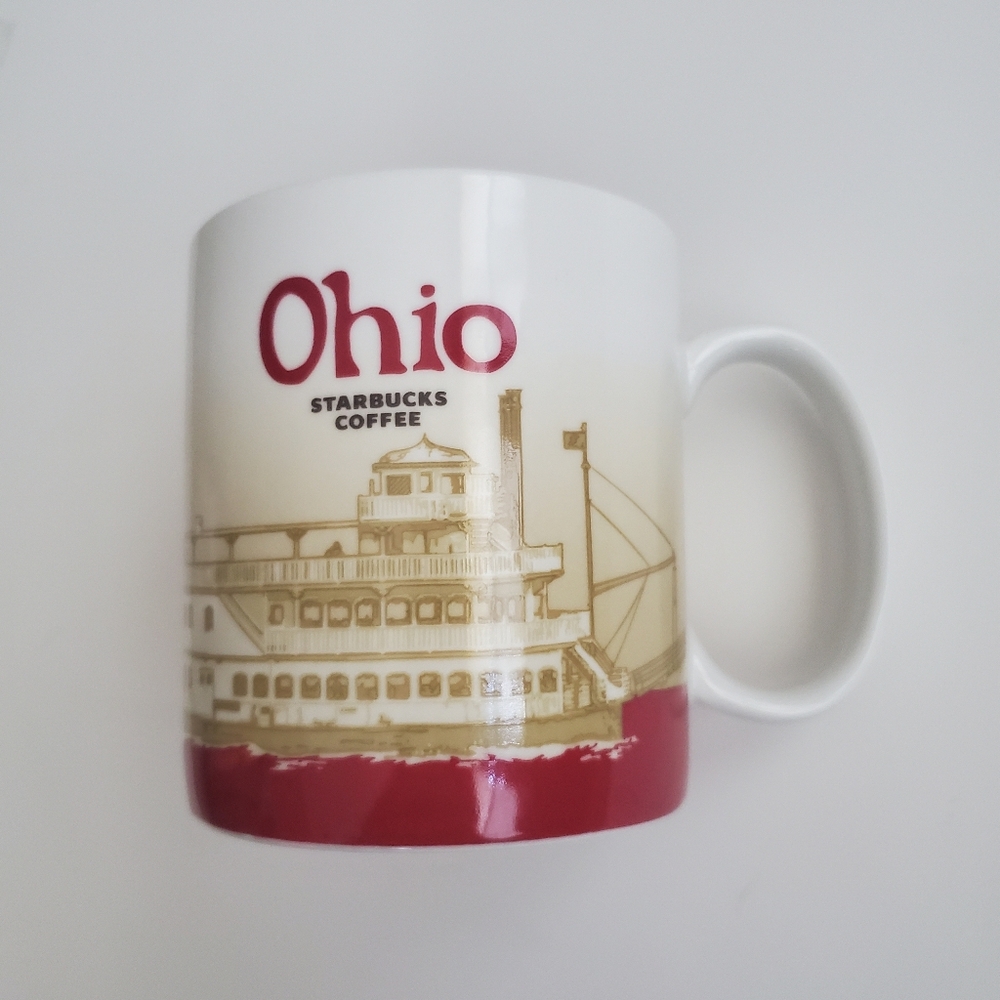 Starbucks Global Icon Ohio Mug Collector Series 2009 Coffee Tea